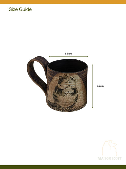 Rinde – Individuell geformte und handbemalte Tasse